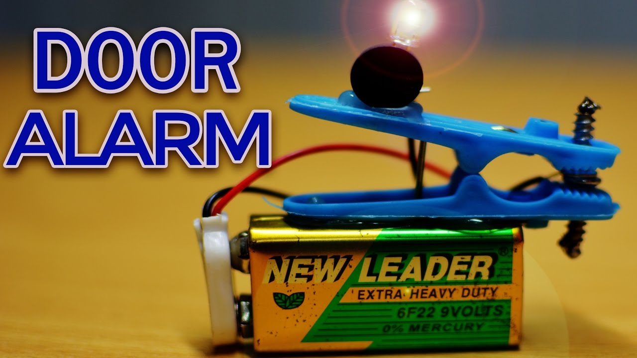 DIY Door Alarm | How to Make a Door Alarm | Electronics projects
