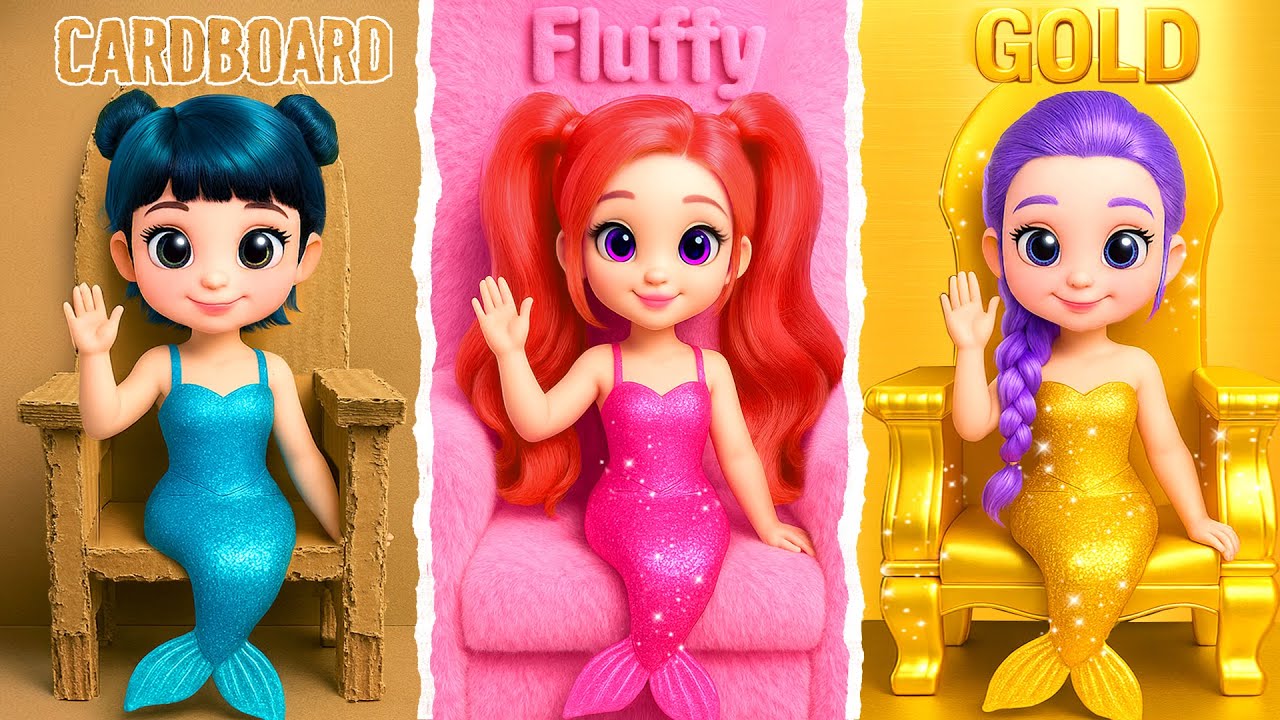 K POPデーモンハンターズ メイクオーバー！貧乏vs富豪vs超富豪マーメイドハントリックス👑誰がマーメイドクイーンに？｜ChaChaBoom JP