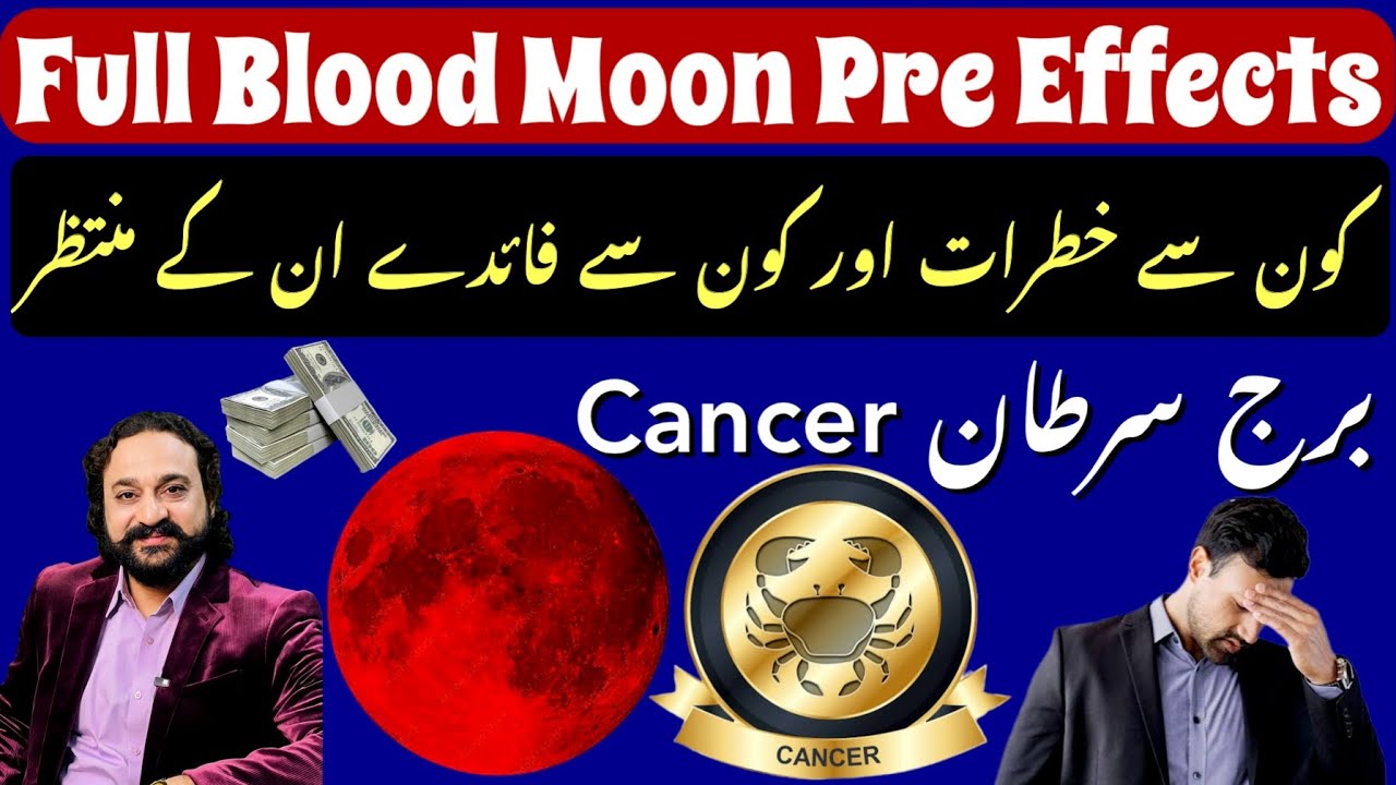 Full Blood Moon Pre Effects In Cancer | Benefits and Alerts | Astrologer: Dawood G Dawood 