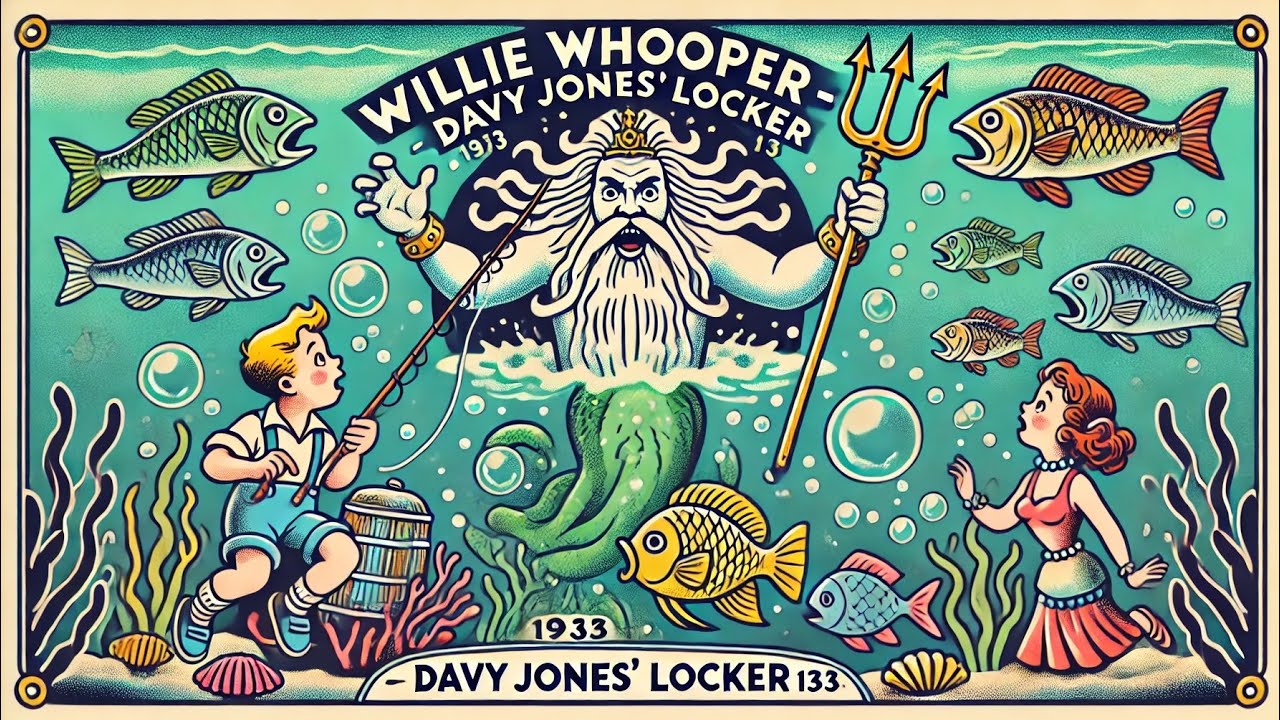 Willie Whooper - Davy Jones' Locker (1933) | Classic Cartoon Adventure!