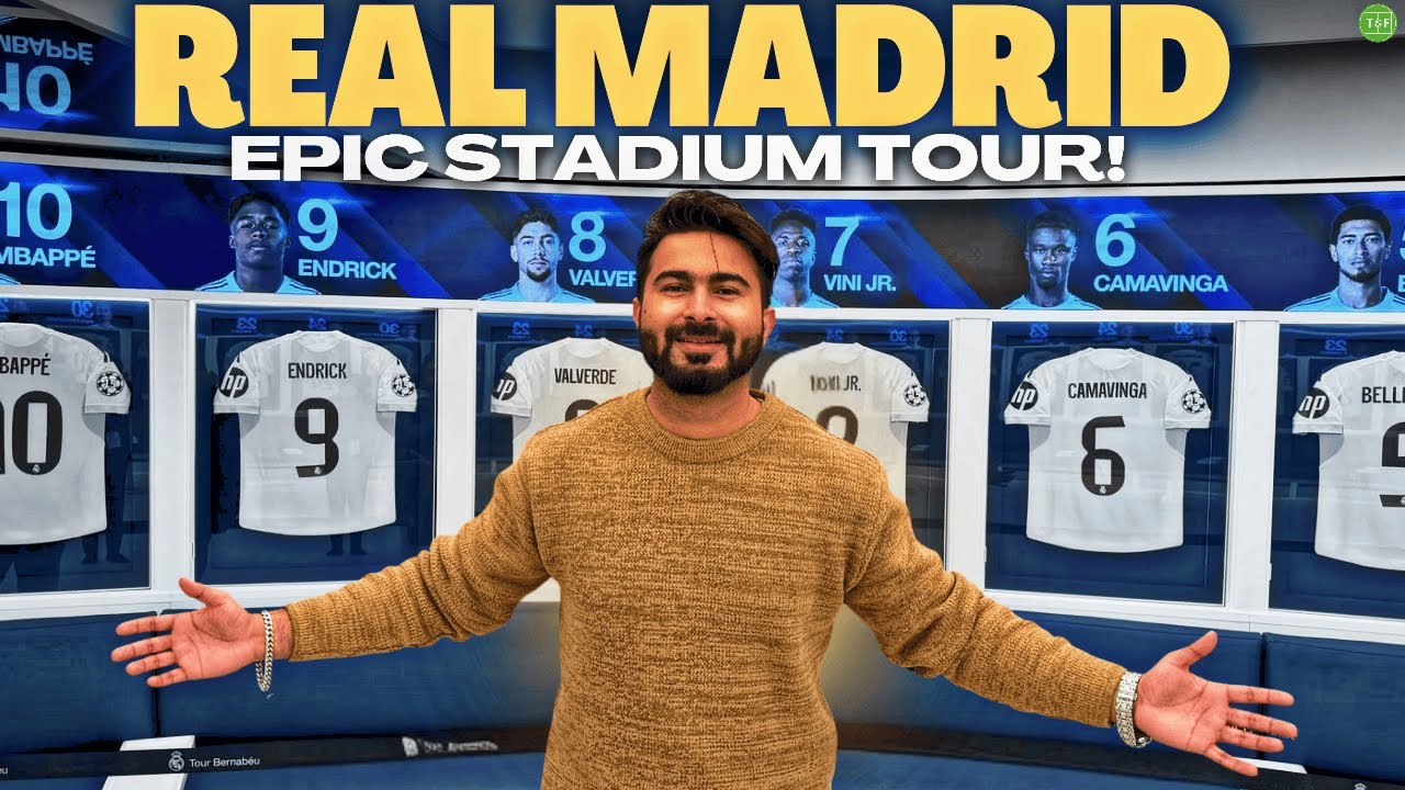 Real Madrid EPIC Stadium Tour Vlog | Bernab&eacute;u Experience
