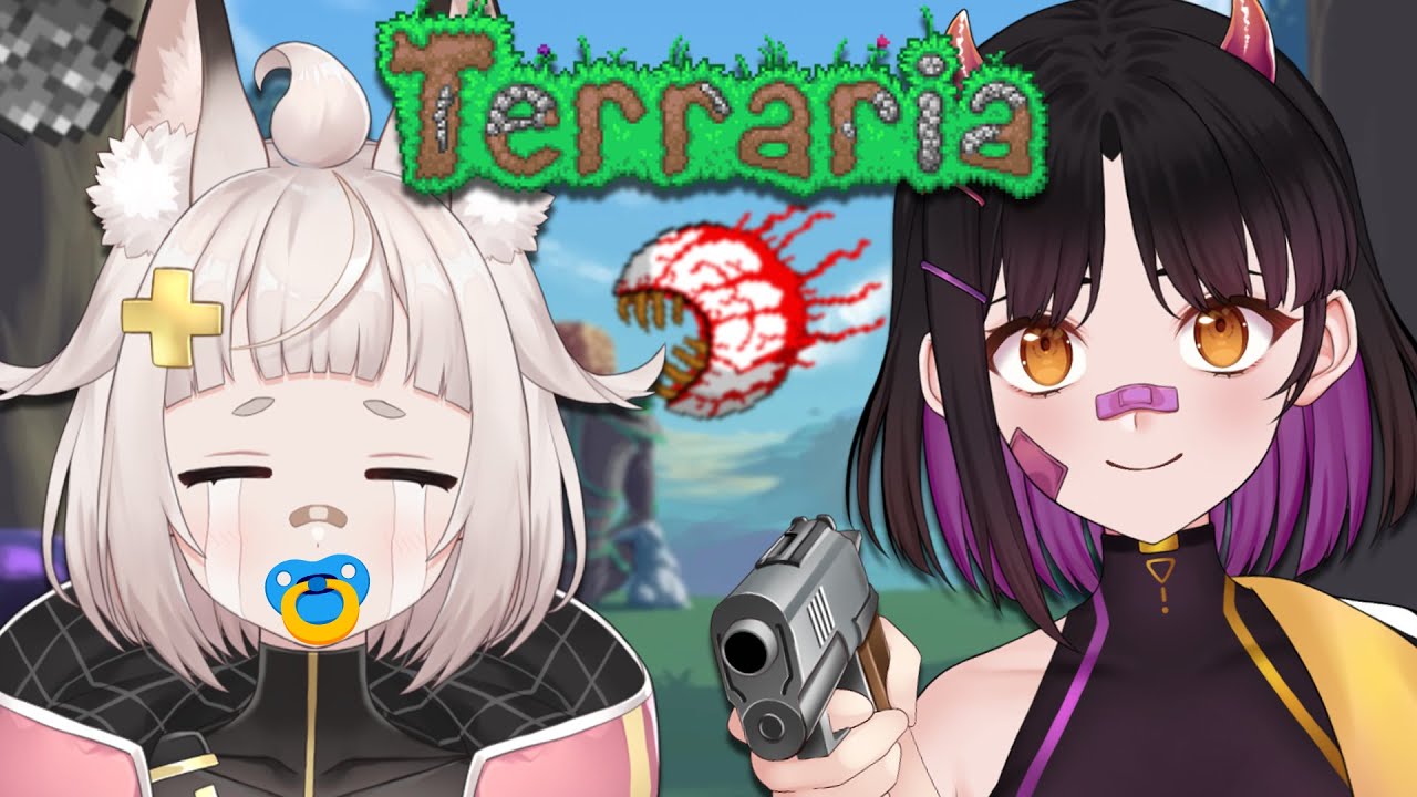 I Had To BABYSIT This VTuber In Terraria