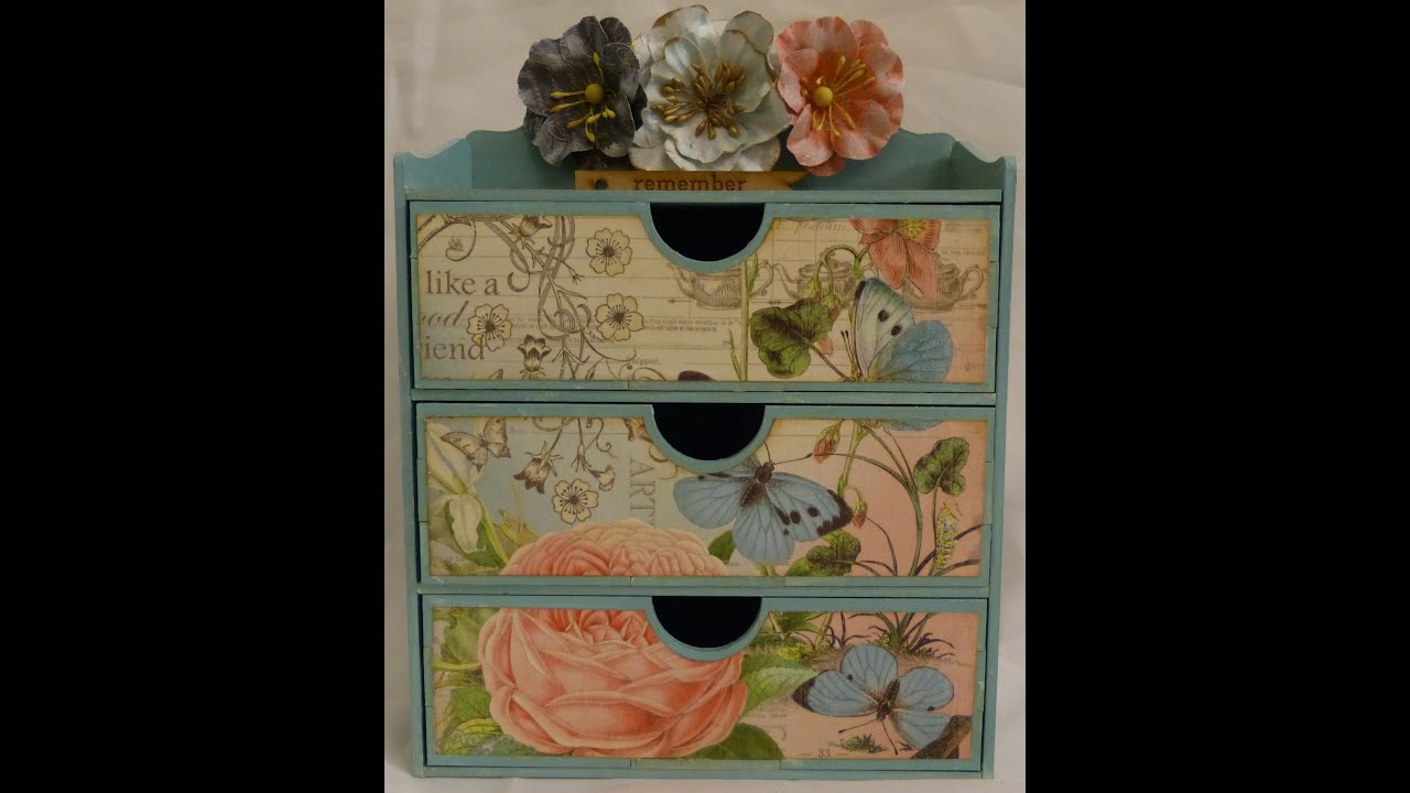 Altered chest drawers finished project-Sa