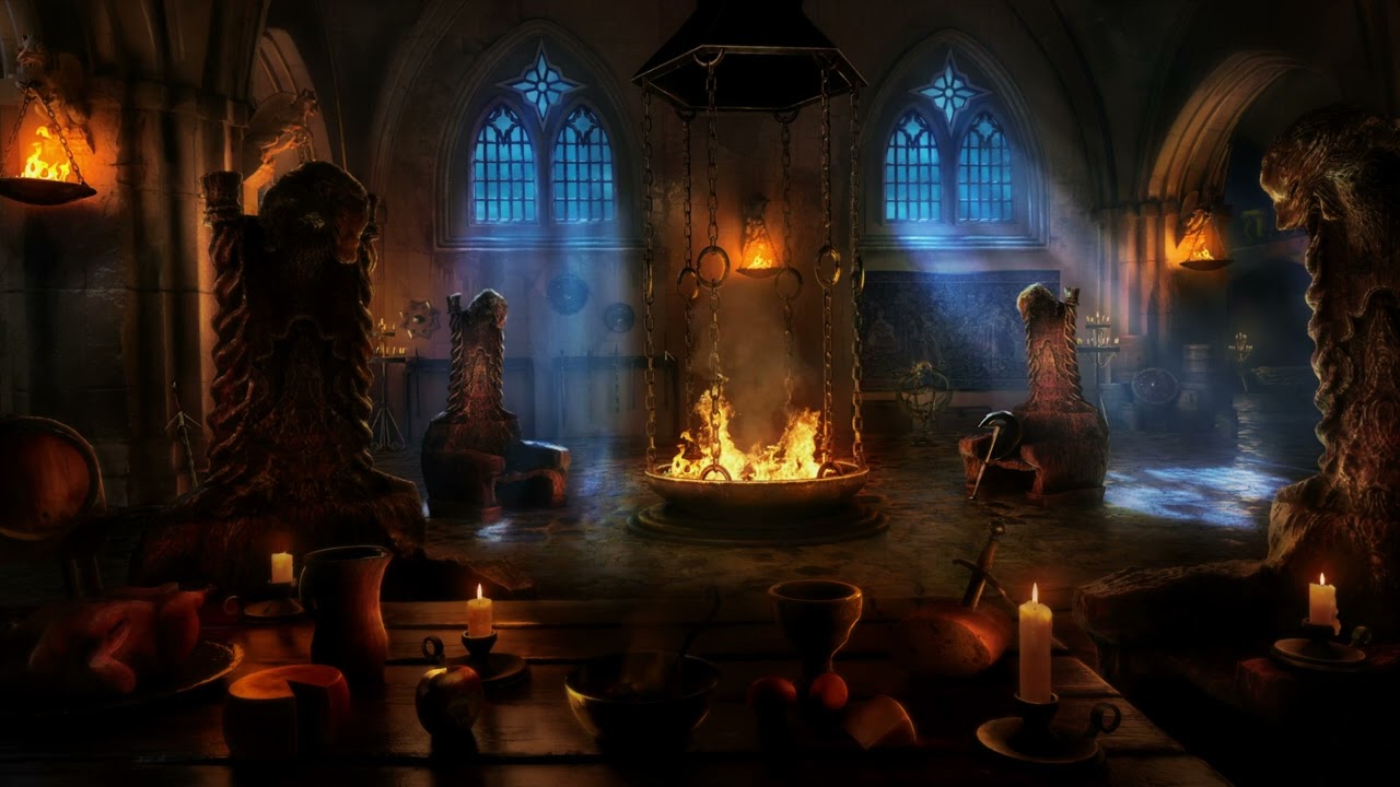 Witcher Hall - Medieval Fireside Music and Ambience