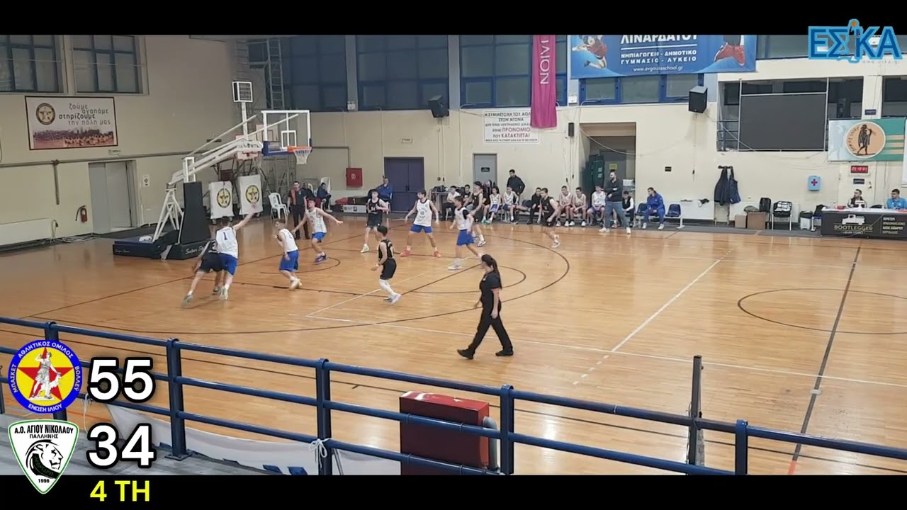 ΕΦΗΒΙΚΟ Α2 Α 2025 26 ΕΝΩΣΗ ΙΛΙΟΥ VS ΑΓ  ΝΙΚΟΛΑΟΣ 71 47