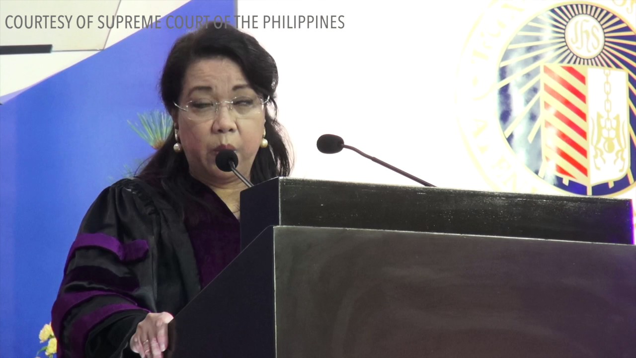 FULL SPEECH: Sereno to the Ateneo de Manila University Class of 2017