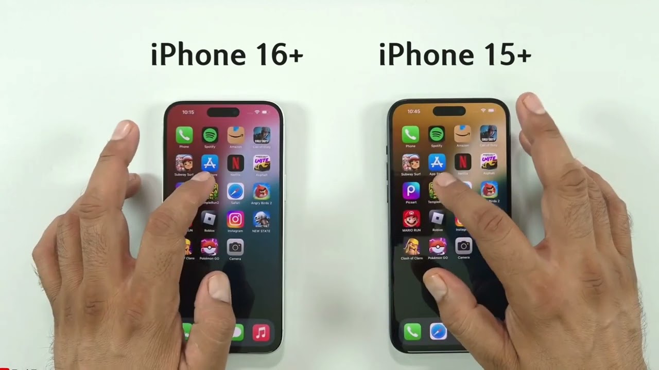 iPhone 16 plus VS iPhone 15 plus Speed Test Comparision 2025