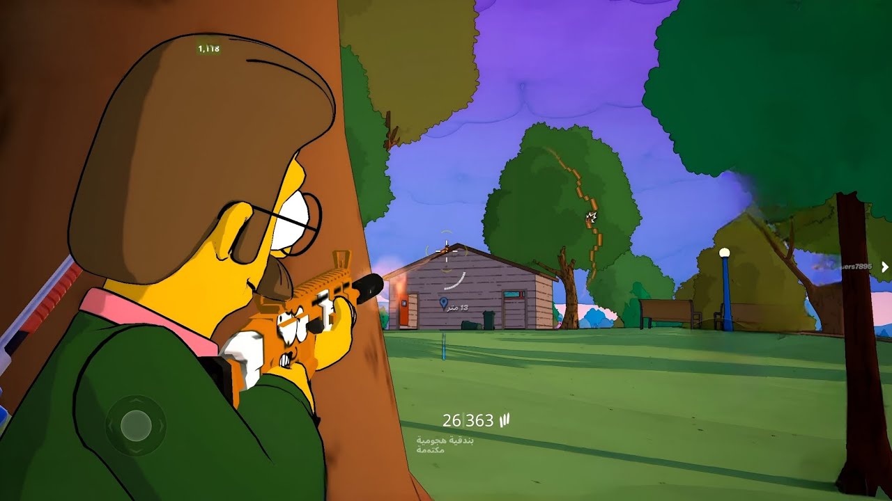 Fortnite  | The Simpsons  _ Mini Gameplay .