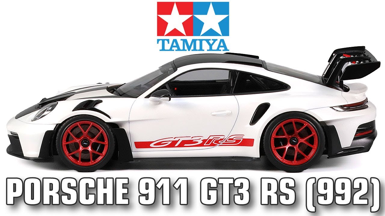 UNBOXING! Tamiya's New 24370 Porsche 911 GT3 RS Model Kit Will BLOW Your Mind!