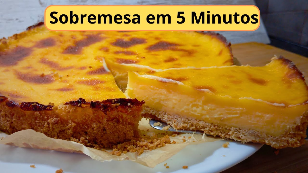 Sobremesa&nbsp;Incr&iacute;vel e&nbsp;R&aacute;pida em 5&nbsp;Minutos&nbsp;[ Receita F&aacute;cil ]