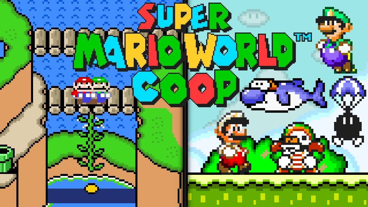 Super Mario World but it's a Co-op - Cookie Mountain. ᴴᴰ