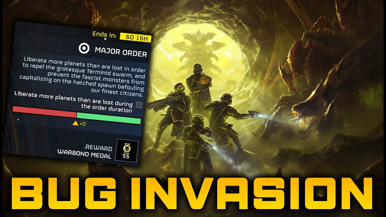 🔴 Helldivers 2 - BUGS ARE BACK ON THE MENU! BUG INVASION!!