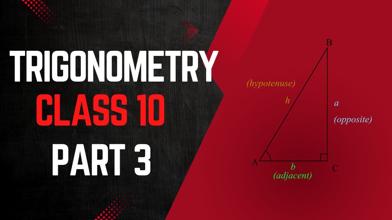 TRIGONOMETRY | PART 3 | CLASS 10 | ICSE | CBSE |