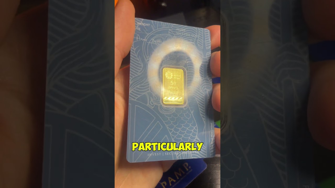 Recenzja sztabki złota 5G Royal Mint! #moneta #sztabka złota #sztuka złota