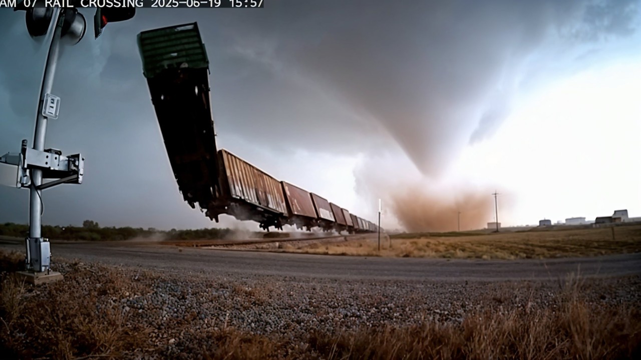 Vehicles Caught in Tornado | Cars, Ships & Planes Caught on Hidden Camera