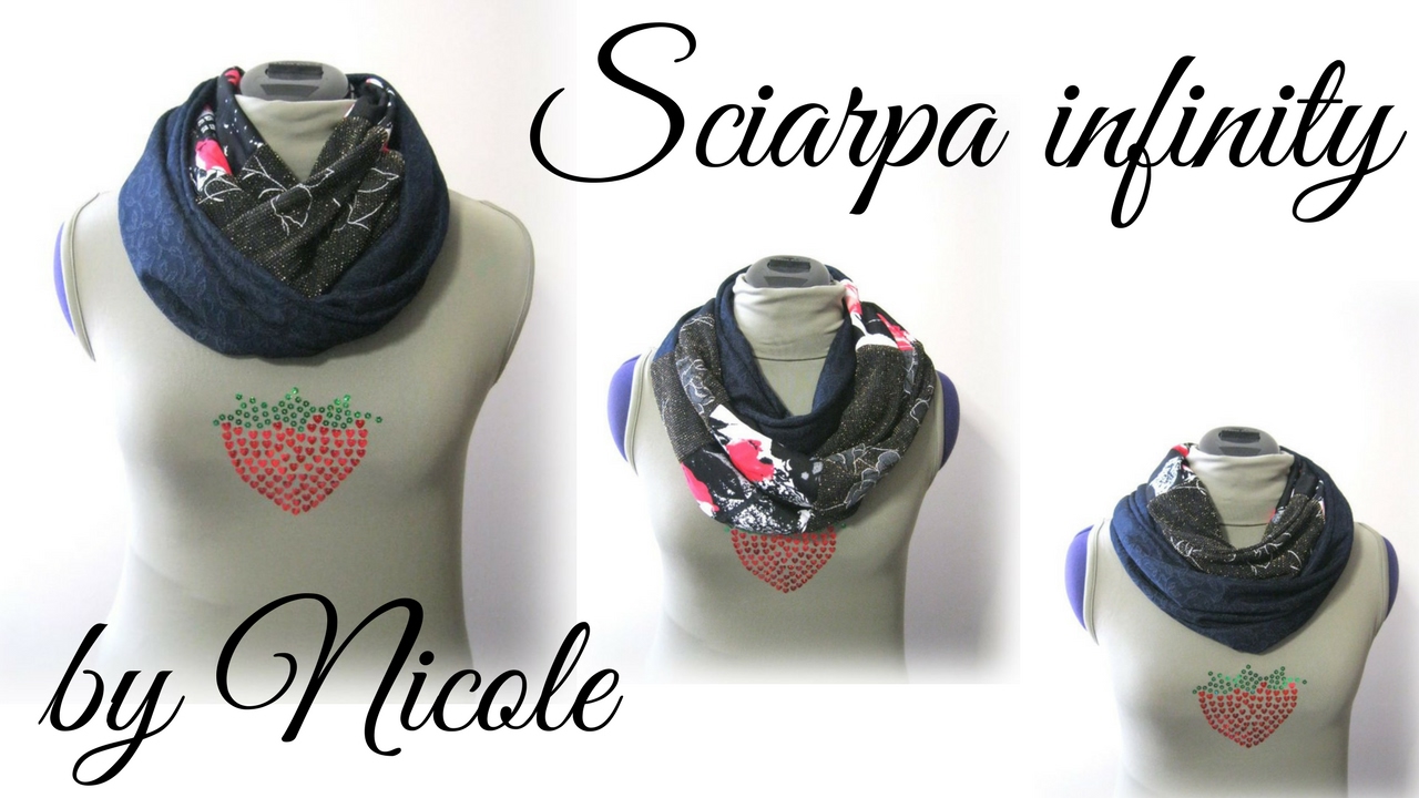 Tutorial sciarpa infinity - DIY sew an infinity scarf