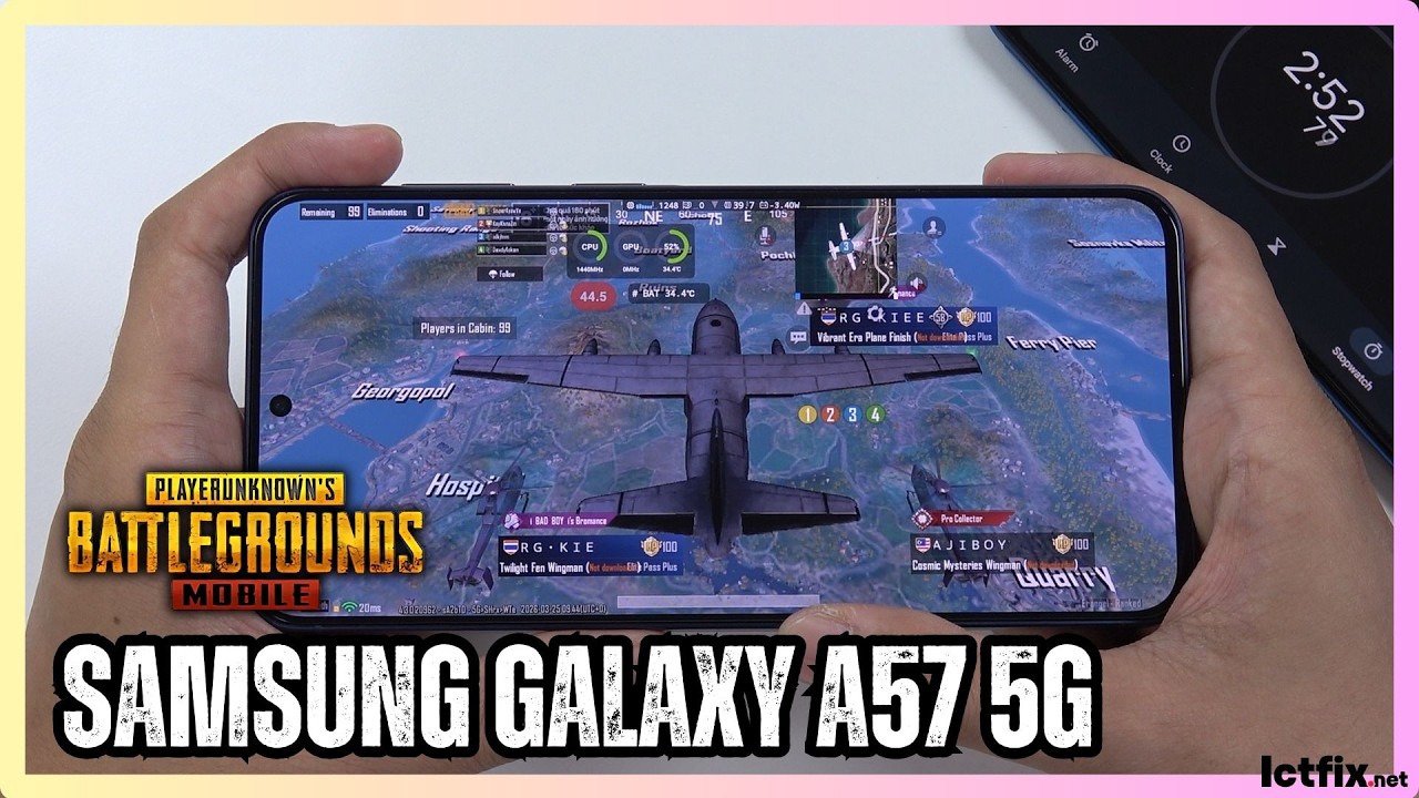 Samsung Galaxy A57 5G PUBG Gaming Test | Exynos 1680, 120Hz Display