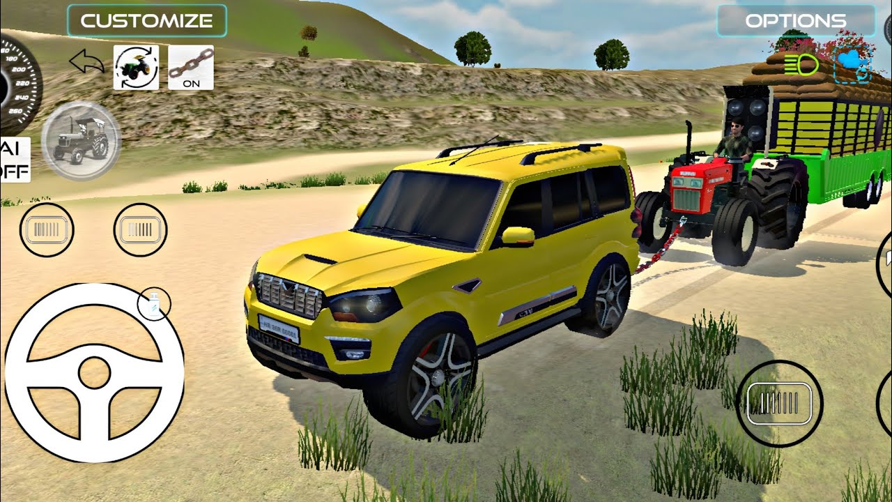 Kharab Tractor Trolley Ko Scorpio Se Bachaya 😱 | Indian Vehicle Simulator 3D
