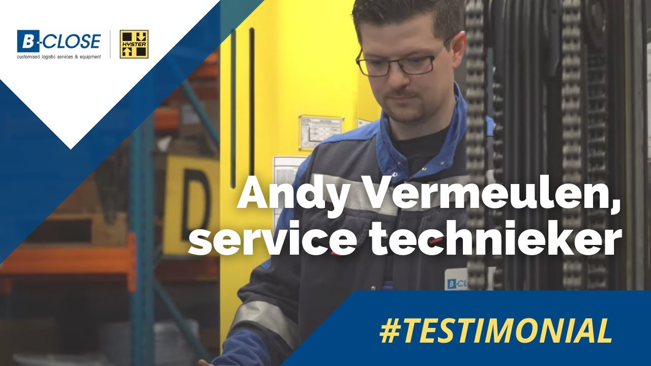 Testimonial van A. Vermeulen, service technieker bij B-CLOSE
