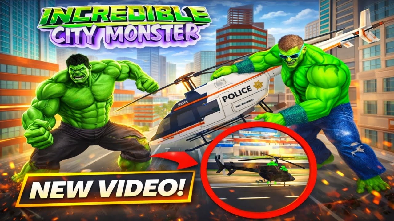 I AM INCREDIBLE CITY MONSTER !!