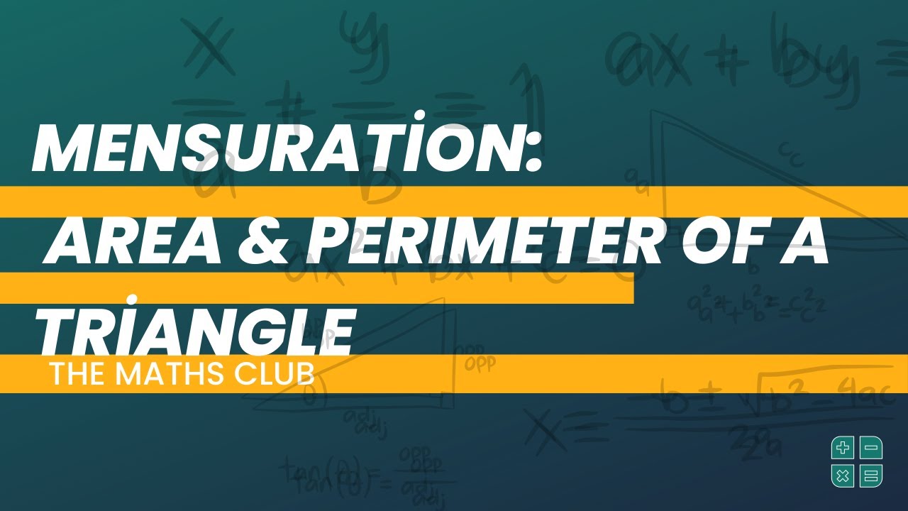 Area & Perimeter of a Triangle | WAEC | NECO | JAMB