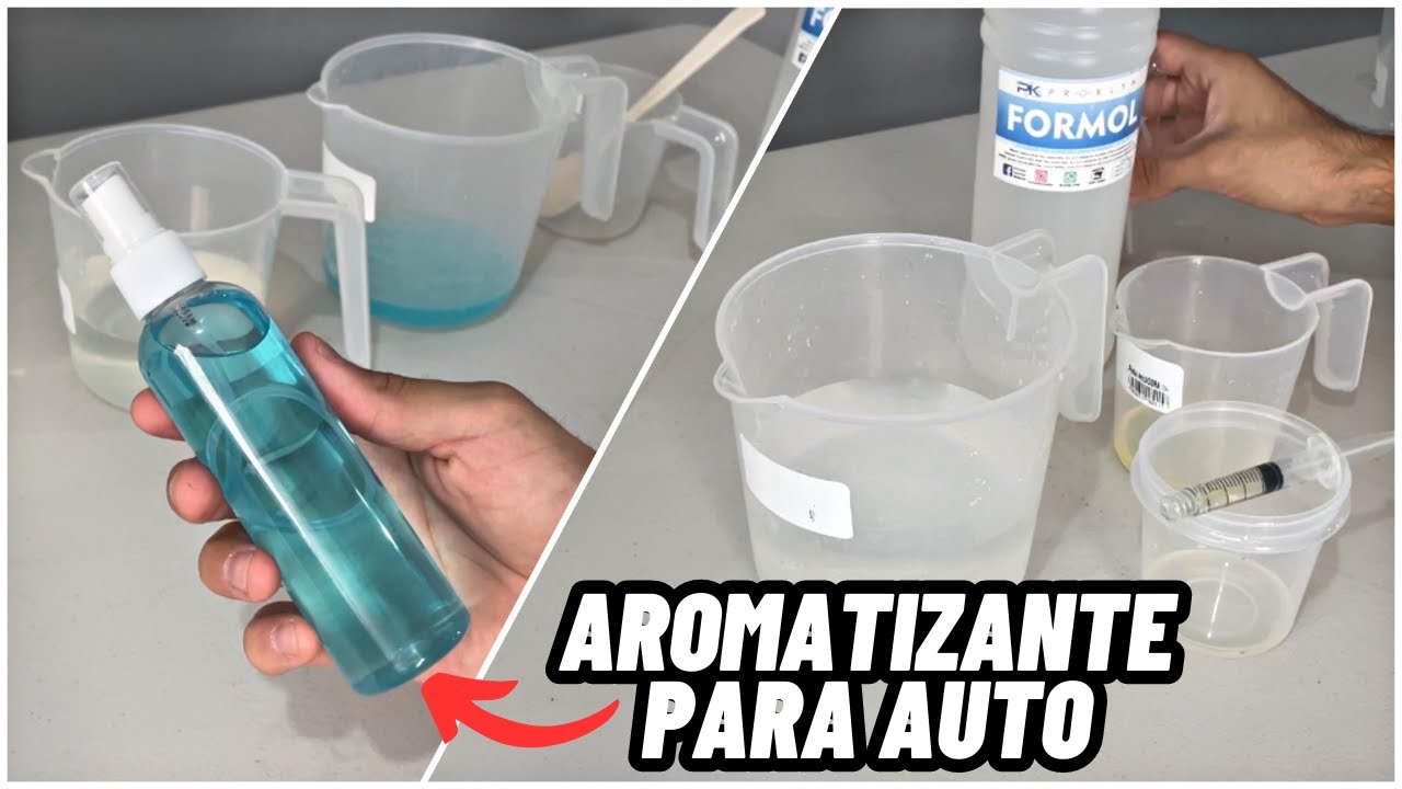 COMO HACER UN AROMATIZANTE PARA AUTO U HOGAR / FORMULA