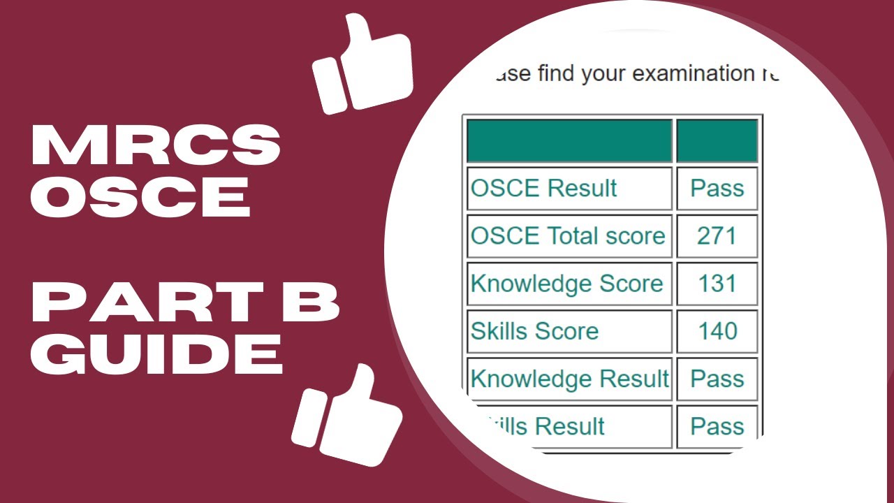MRCS Part B Preparation Guide | Score 271