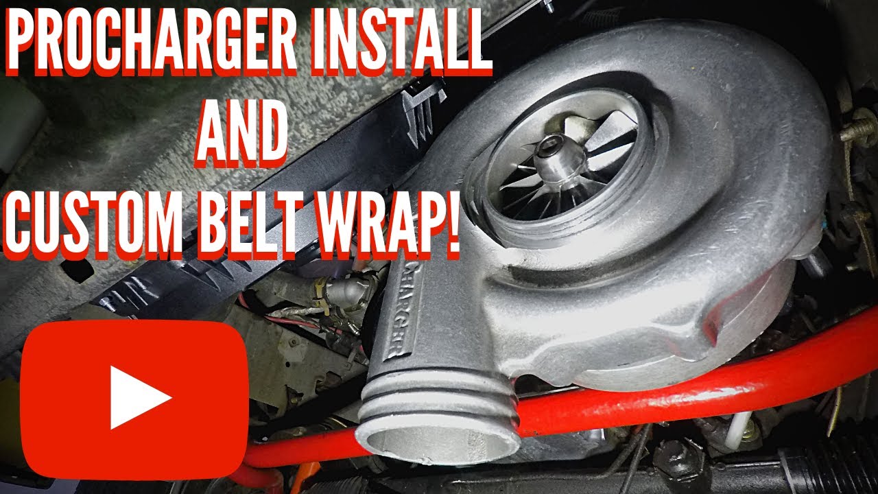 P1SC-1 Procharger Supercharger Install - 98-02 F-Body - Custom DIY Belt Wrap!!!