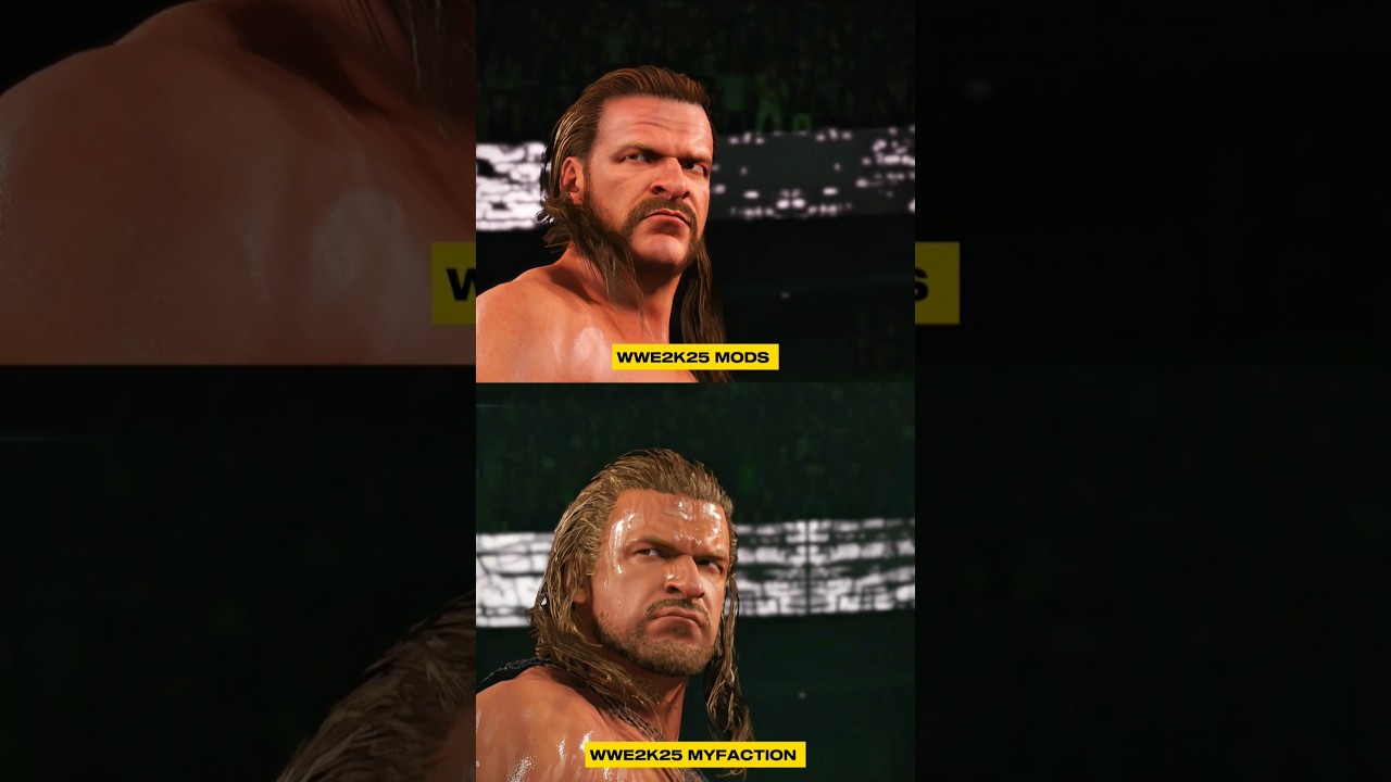 WWE2K25 MYFACTION VS WWE2K25 MODS | THE GAME HHH 👑