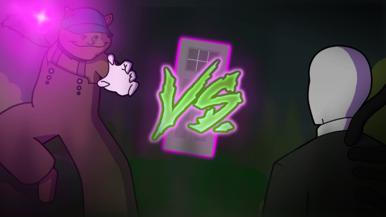 Uncle Samsonite VS Slenderman | SN | Pillar chase 2 Animation