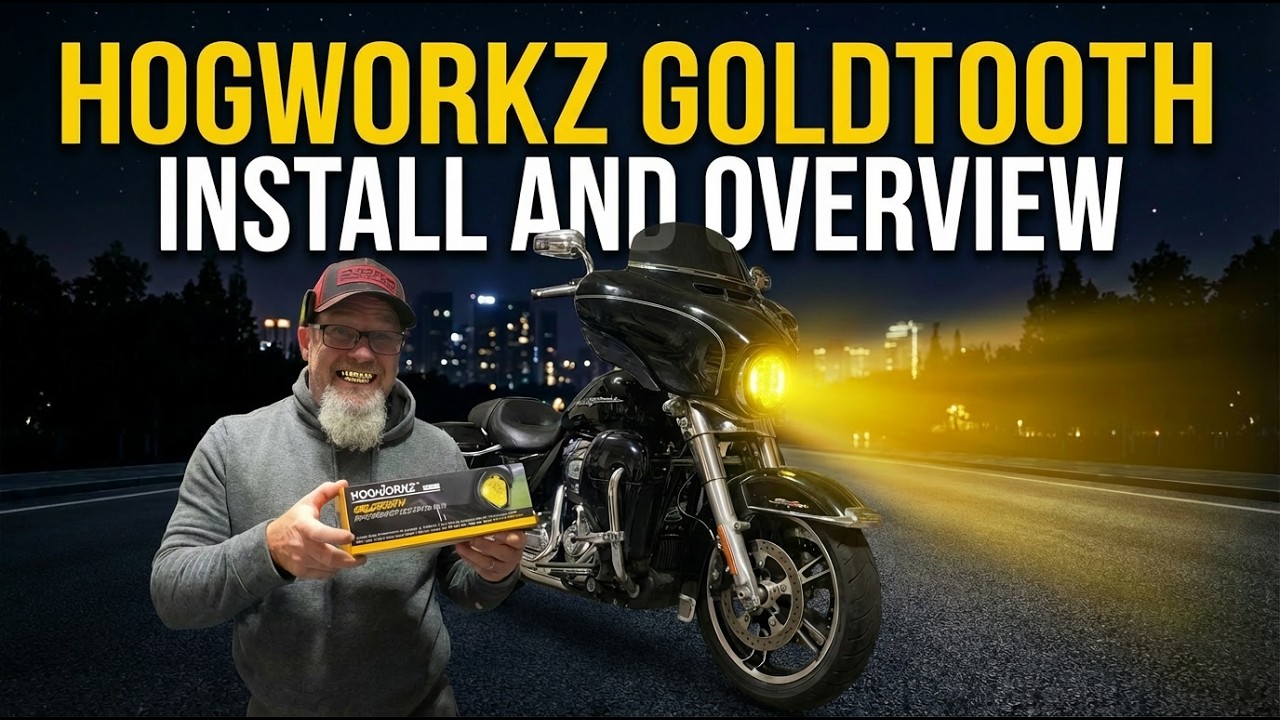 Harley Street Glide Gets a Goldtooth Upgrade @HogWorkz