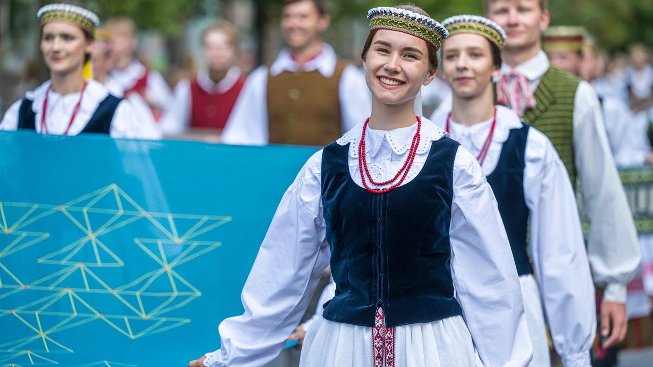 Lithuania’s 100th Song Celebration | Colorful Parade of Song & Dance
