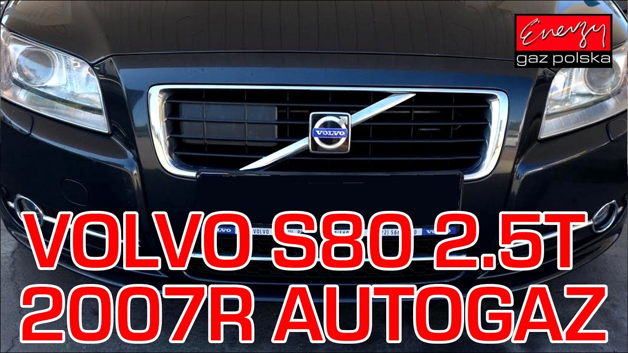 Montaż LPG Volvo S80 z 2.5 Turbo 2007r w Energy Gaz Polska na gaz BRC SQ P&D