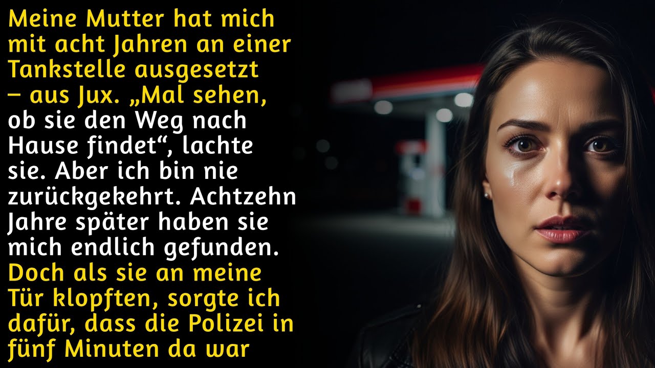 Meine Mutter hat mich mit 8 Jahren an einer Tankstelle ausgesetzt und gesagt: „Mal sehen