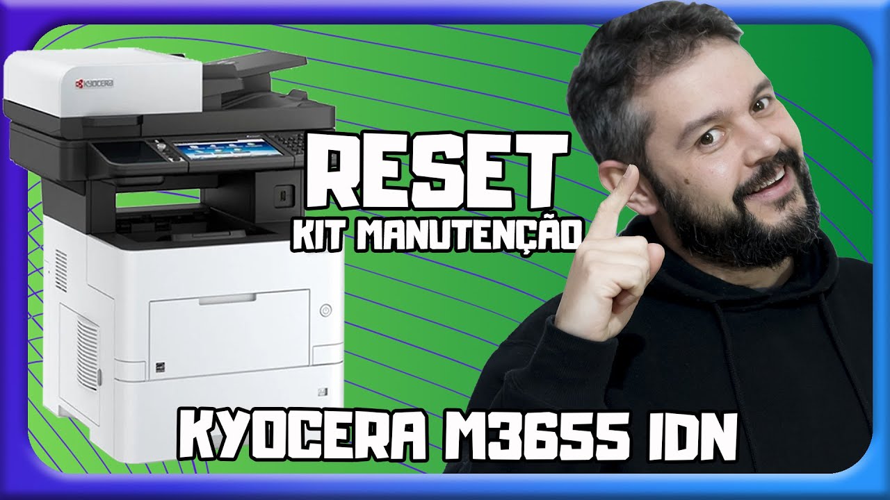 Como fazer reset do Kit de Manutenção na Kyocera M3655idn