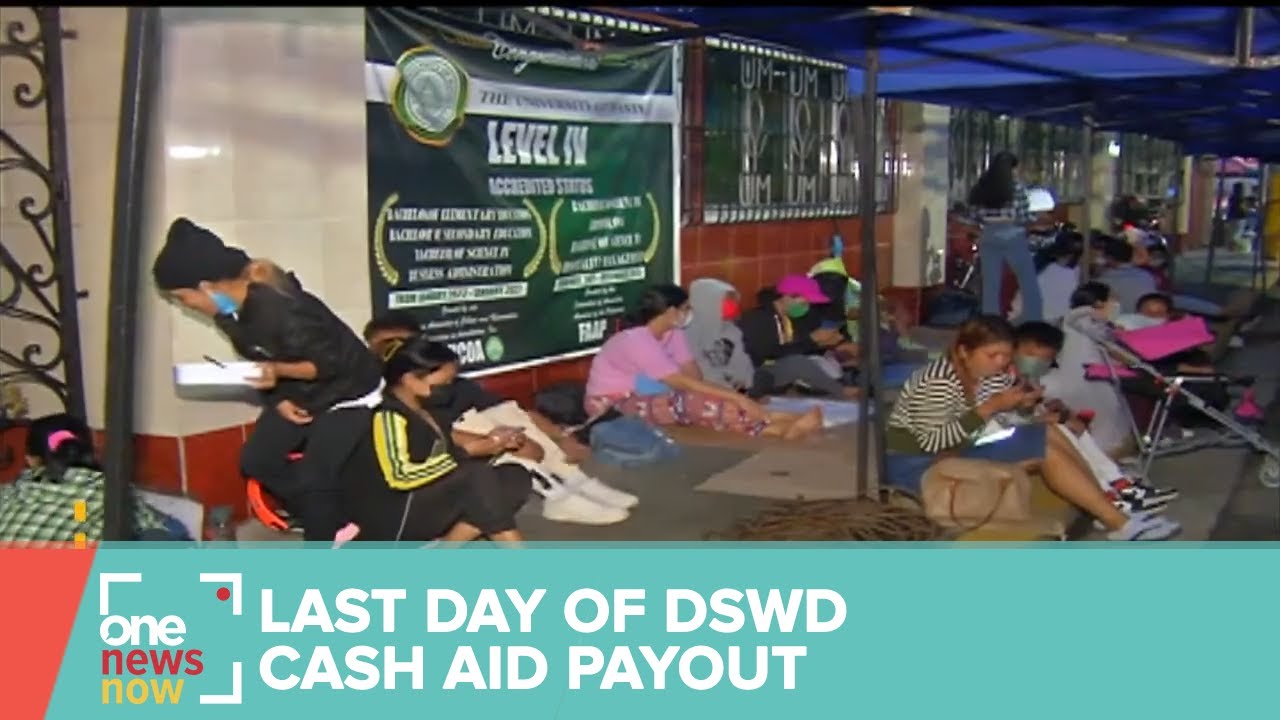 Walk-in applicants flock to DSWD payout sites on last day of distribution