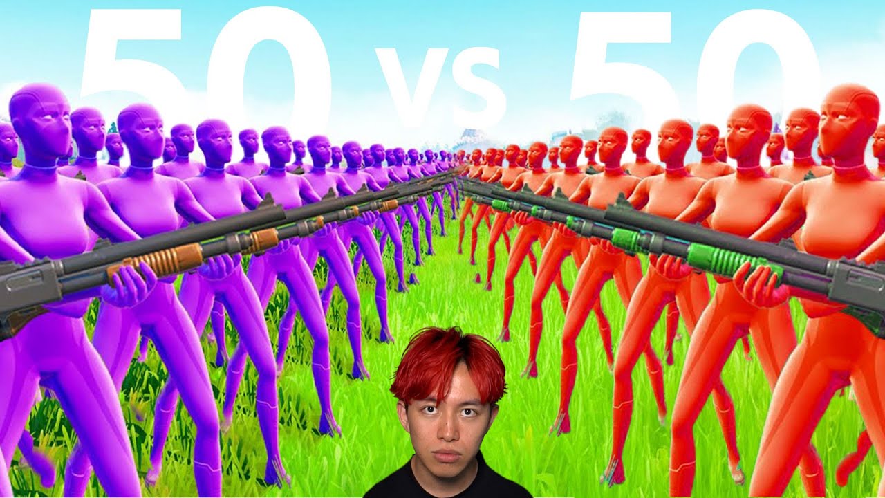 プロ５０人 VS プロ５０人...【フォートナイト】