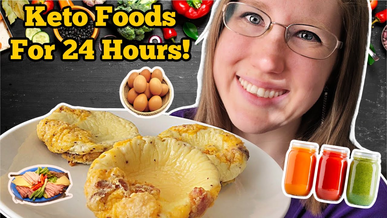 EATING KETO FOODS FOR 24 HOURS CHALLENGE!