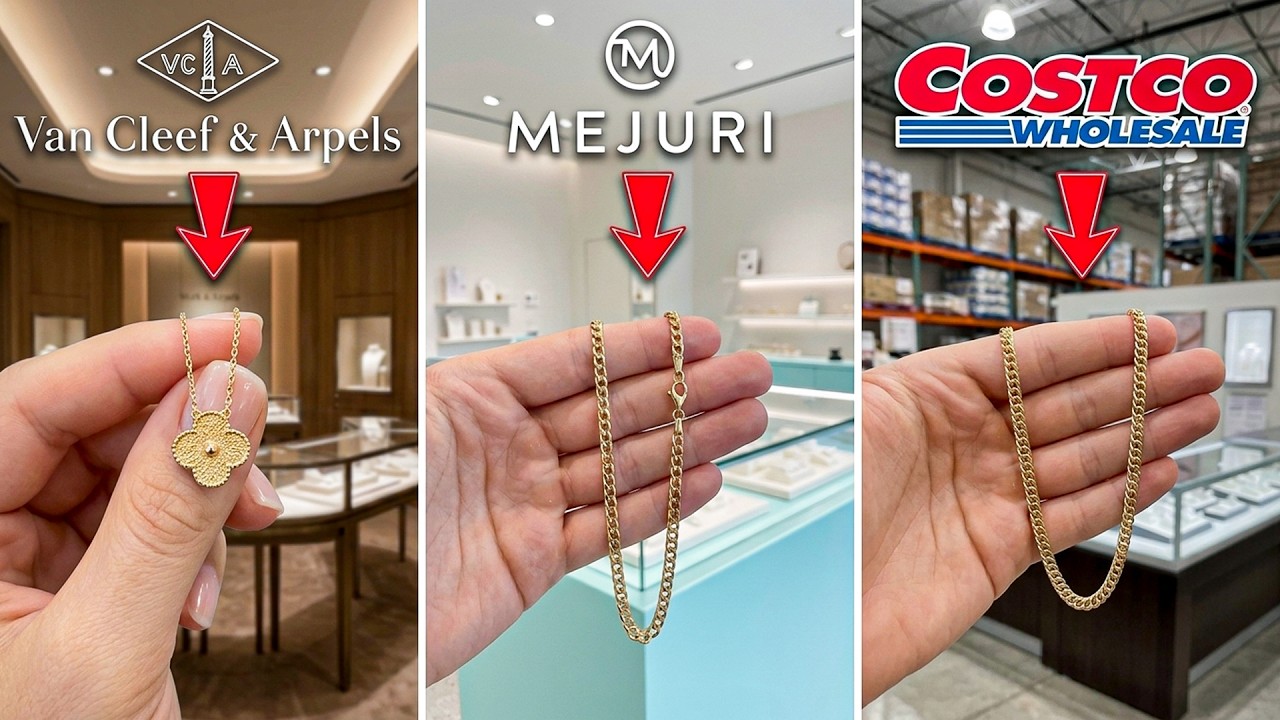 Мы протестировали одинаковое золото из Costco, Van Cleef и Mejuri &mdash; один явный победитель!
