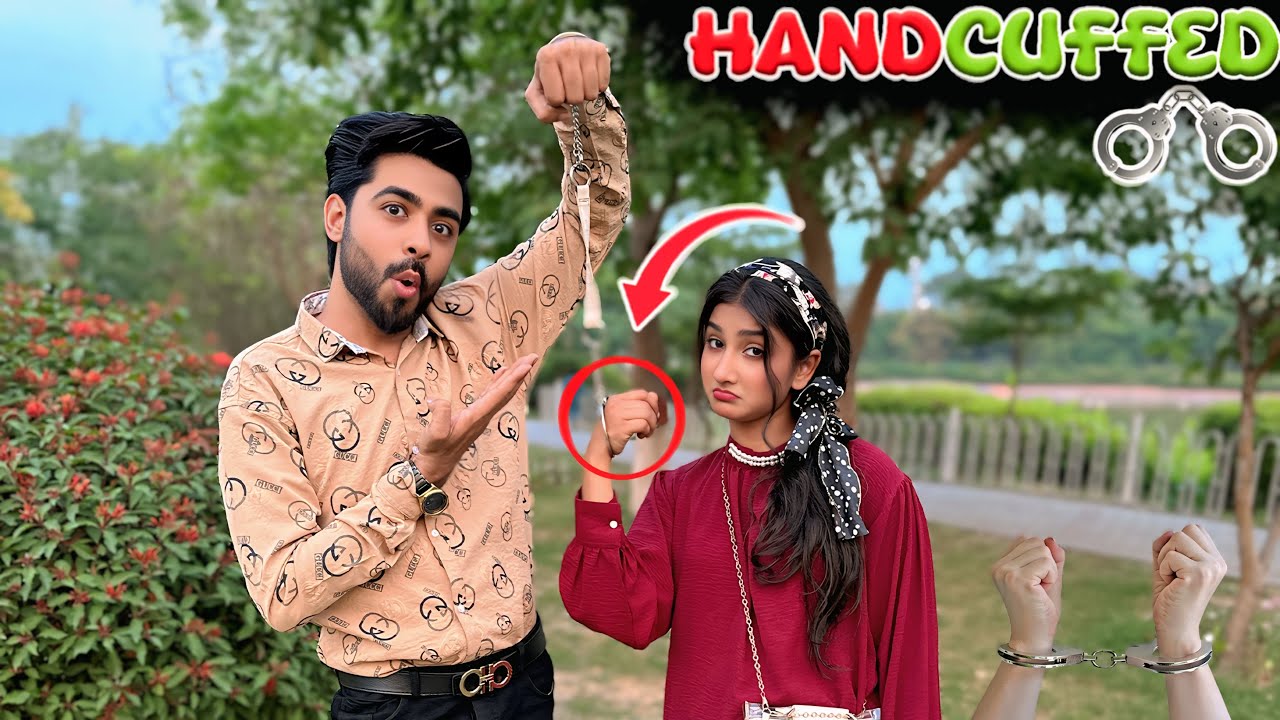 Hand Cuffed Challange And Win Cash ||  BY Aj Ahsan ||
