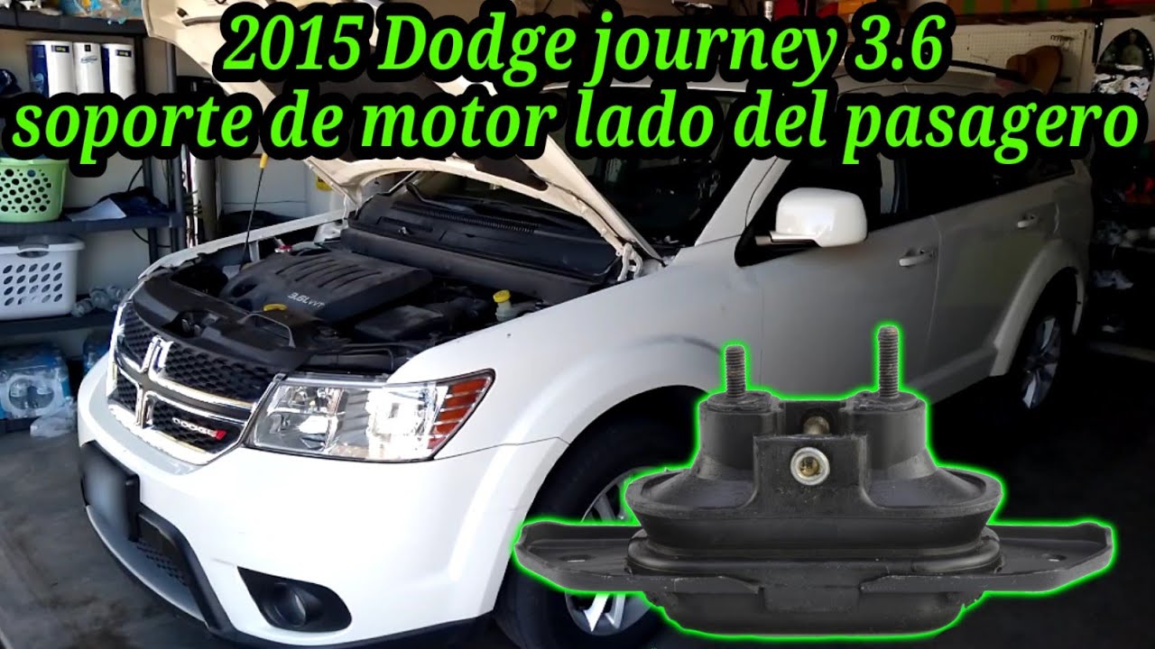 2015 Dodge journey 3.6 Cómo cambiar el soporte de motor lado del pasajero passenger side motor mount