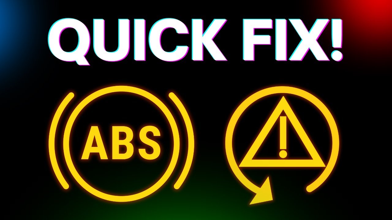 ABS Light On? 6 Common Causes & How to fix it