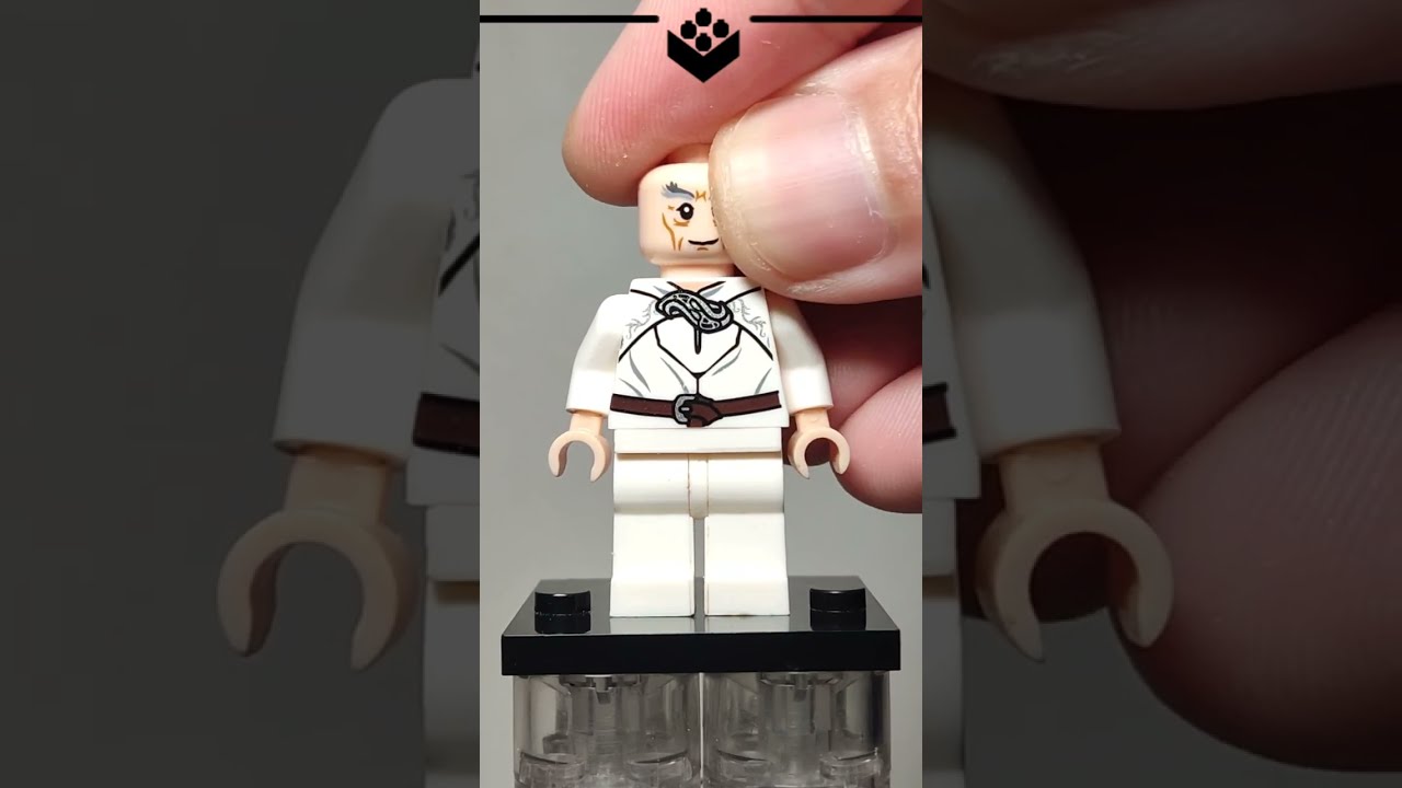 LEGO Gandalf the White | The Lord of the Rings | Unofficial Lego Minifigure #short #lego #hobbit