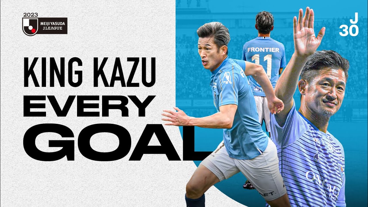 ALL GOALS from King Kazu for Yokohama FC in J.League