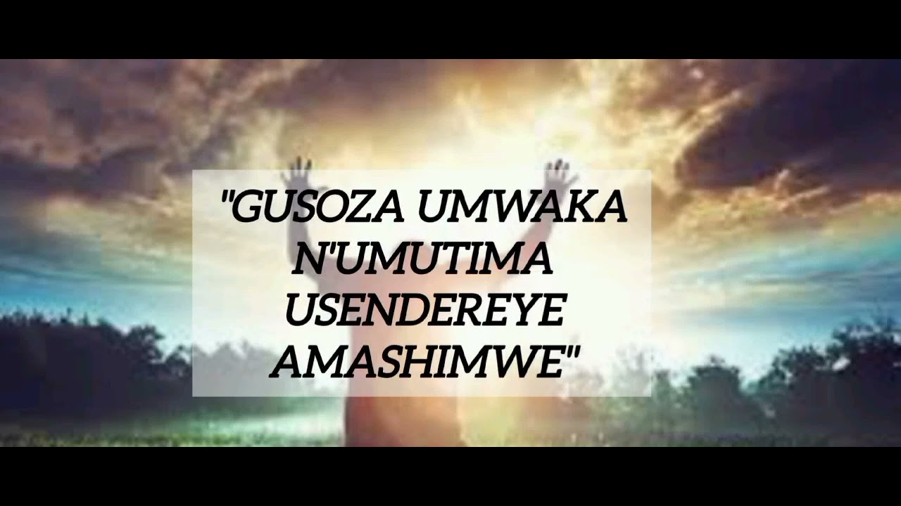 Umutima wuzuyemo amashimwe l @Undiumweofficial 