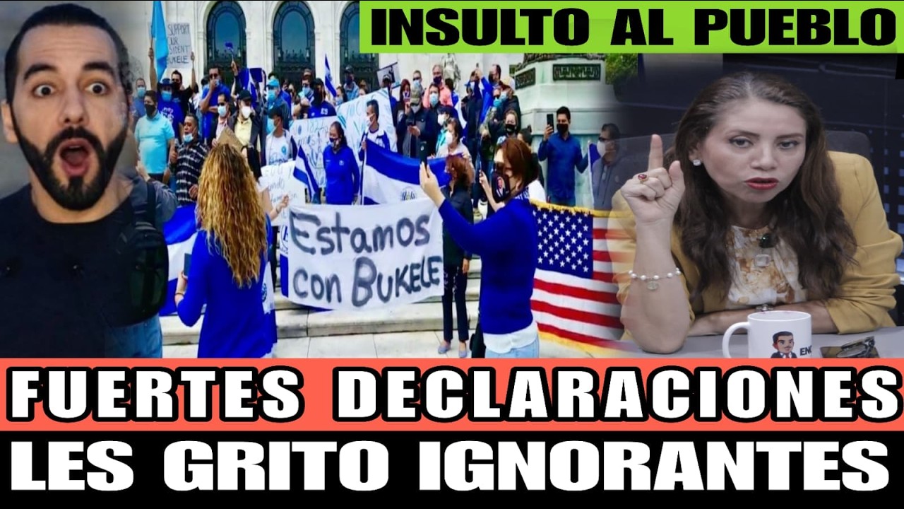 FUERTES DECLARACIONES DE BETHY ARANA CONTRA EL PUEBLO SALVADOREÑO , HOY SI SE LE PASO LA MANO