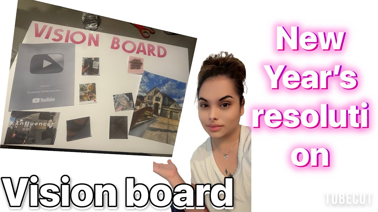 Vision board/my New Year’s resolution 