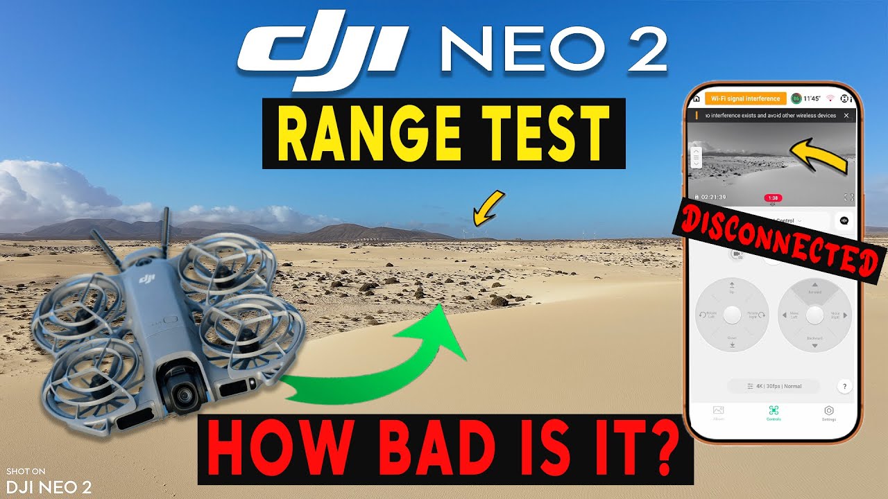 ТЕСТ ДАЛЬНОСТИ ПОЛЕТА Wi-Fi DJI Neo 2 — КАК ДАЛЕКО ОН ПРОЛЕТИТ, ПРЕЖДЕ ЧЕМ ОТКЛЮЧИТСЯ!?