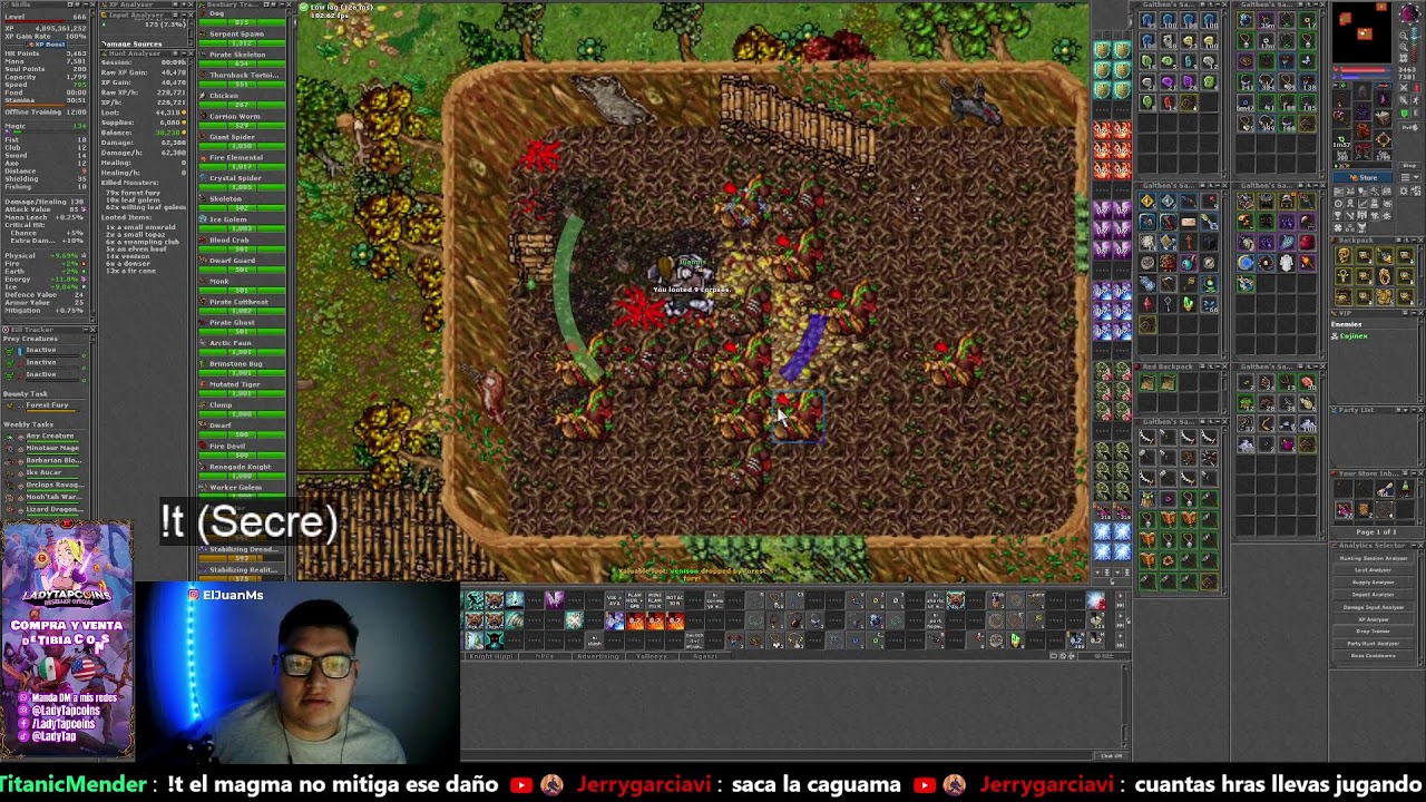 🔴EN VIVO: MEDIA JORNADITA DE BESTIARY  | #tibia #hunt #MS