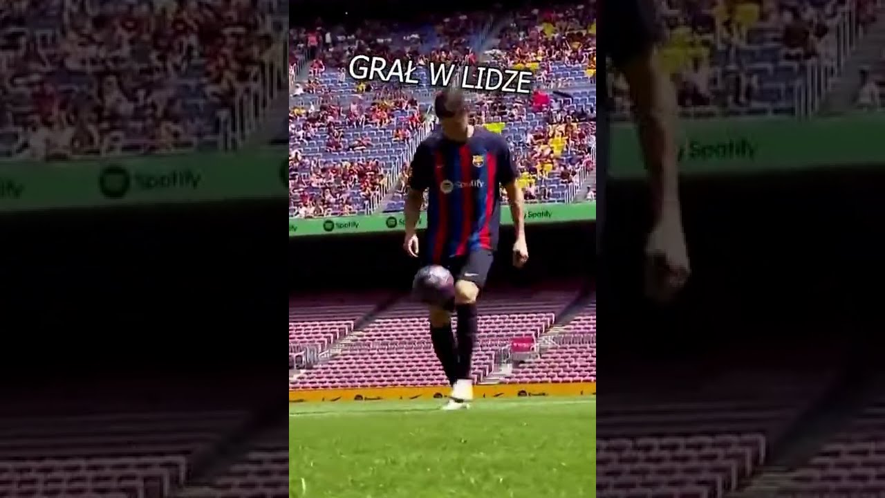 PREZENTACJA LEWANDOWSKIEGO W BARCELONIE #shorts